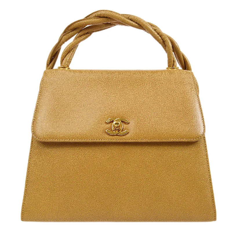 Chanel Colorful Handbag for Spring OutfitsCHANEL 1999 Beige Caviar Trapezoid Shoulder Bag 85359