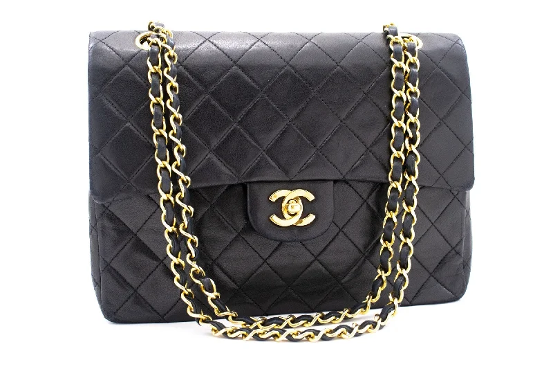 Chanel Medium Tote Bag for Office LadiesCHANEL Classic Double Flap Chain Shoulder Bag Black Lambskin Purse k88