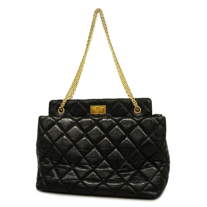 Chanel Medium Tote Bag for Office LadiesChanel 2.55 Chain Shoulder Women's Leather Shoulder Bag Black