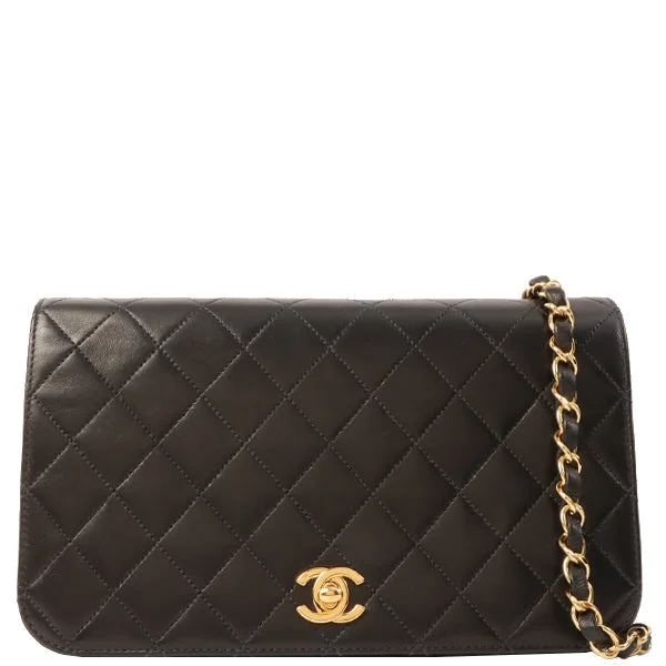 Chanel Vintage Inspired Handbag for Retro LoversChanel Around 2001 Made Full Flap Turn-Lock Chain Bag Black