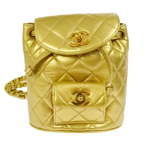 Chanel Handbag with Adjustable Strap for ComfortCHANEL * 1991-1994 Small Duma Backpack ao05593