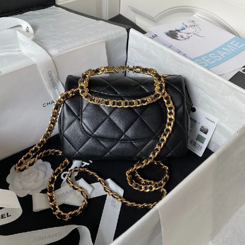 Chanel Black Handbag for Business MeetingsChanel - Luxury Bag - CHL - 383