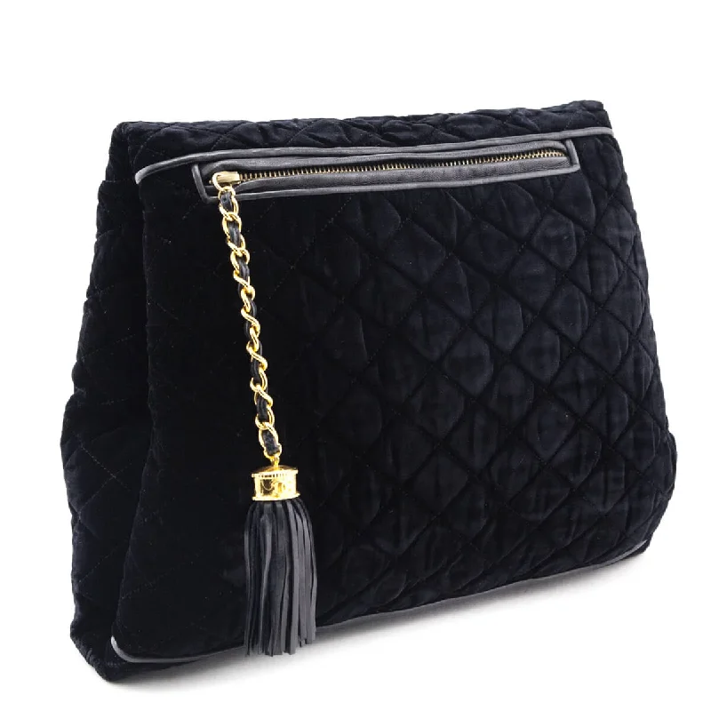 Chanel Limited Edition Handbag for CollectorsChanel Black Velvet Hand Warmer Clutch