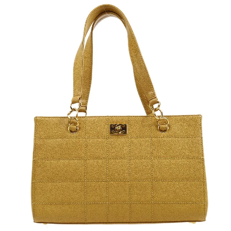 Chanel Designer Handbag with Unique DesignCHANEL 2001-2003 Beige Caviar Wild Stitch Tote 51051