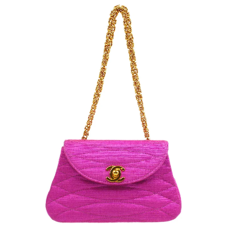 Chanel Handbag with Adjustable Strap for ComfortCHANEL 1991-1994 Mini Diagonal Round Flap Handbag 24667