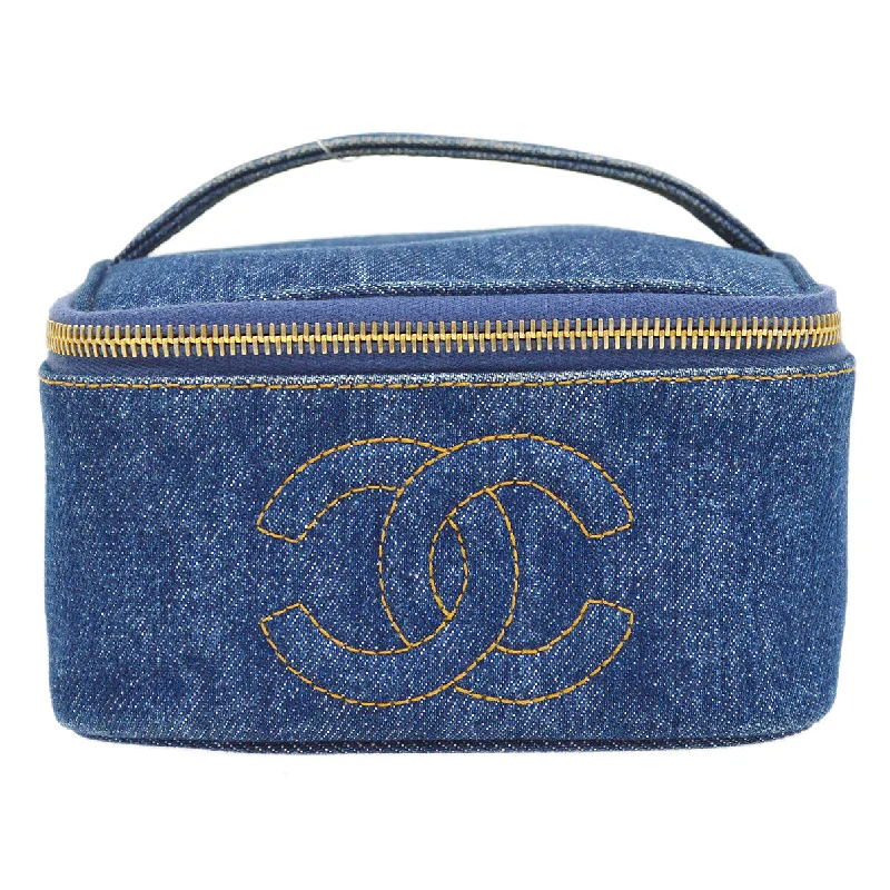 Chanel Small Crossbody Bag for TravelCHANEL 1997 timeless Vanity Handbag Denim 75985