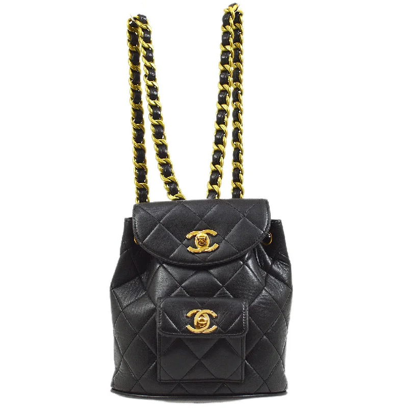 Chanel Small Crossbody Bag for TravelCHANEL DUMA Quilted Chain Backpack Mini 43924