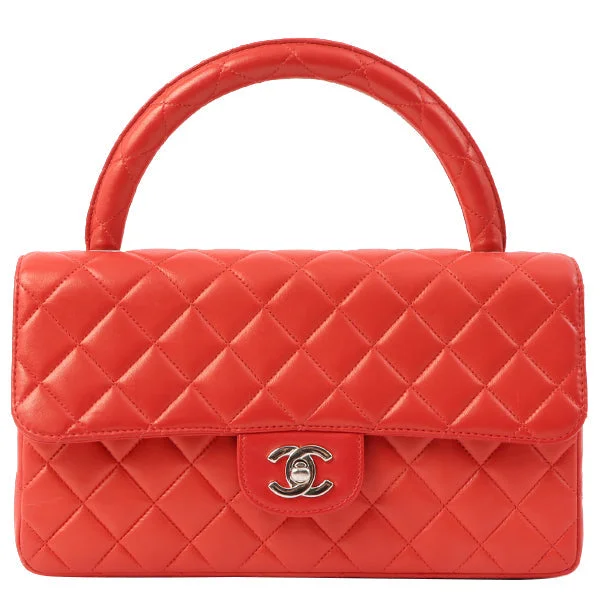 Chanel Luxury Handbag for High - End EventsChanel Around 1997 Made Classic Flap Top Handle Bag Red