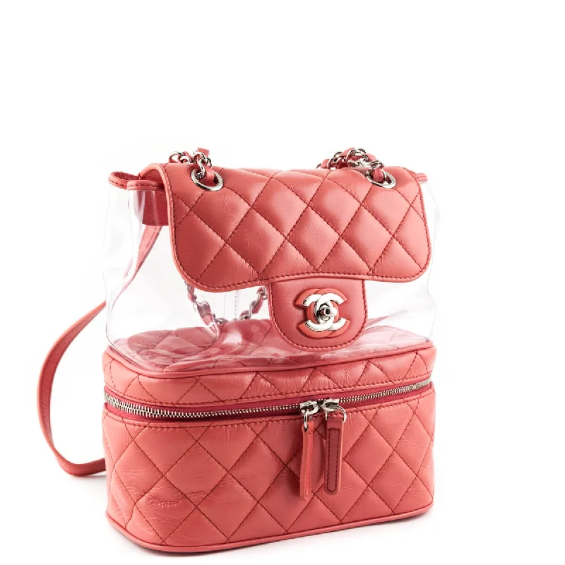 Chanel Small Crossbody Bag for TravelChanel Pink Quilted Lambskin 2018 Aquarium Backpack