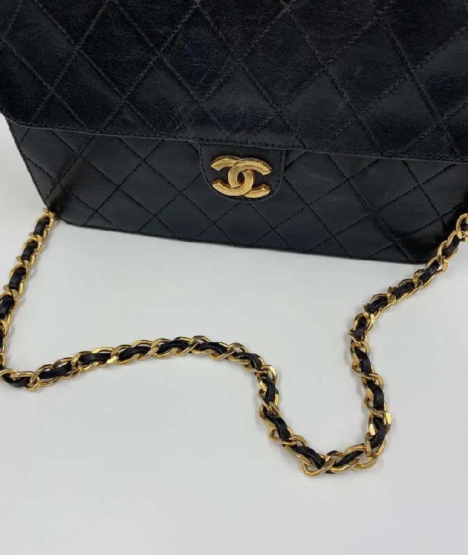 Chanel Black Handbag for Business MeetingsVintage Chanel Flap Bag