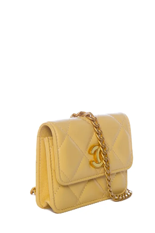 Chanel Luxury Handbag for High - End EventsChanel Vanilla GHW Mini  Waist Bag