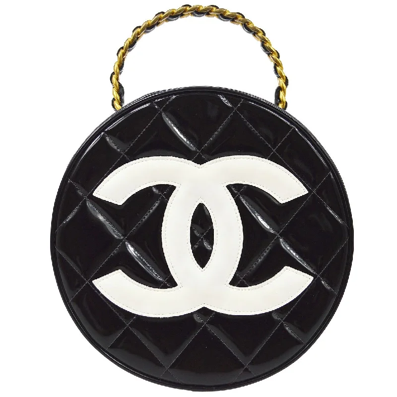 Chanel All - Match Handbag for Versatile StylingCHANEL 1995 Round Vanity Handbag 91966