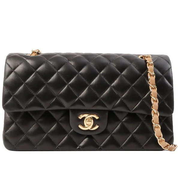 Chanel Lightweight Handbag for Daily ErrandsChanel Around 2003 Made Classic Flap Chain Bag 25Cm Black/Beige