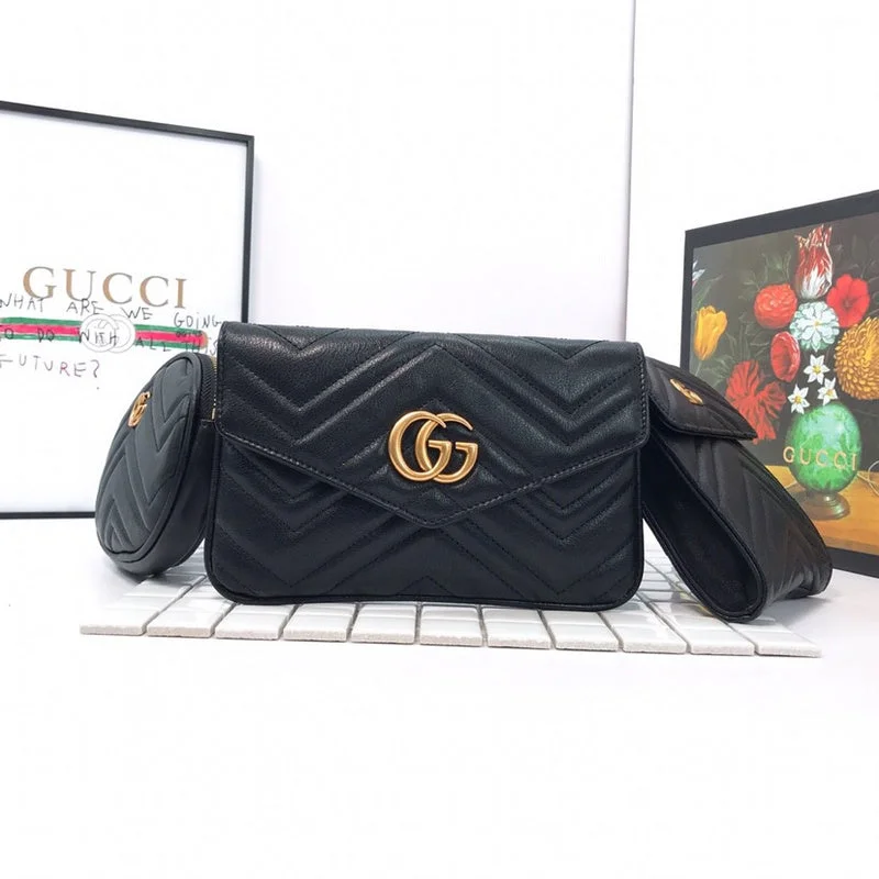 Women Gucci bags with a snap - button closure and a decorative charmBC - GUCCI BAG - 2667