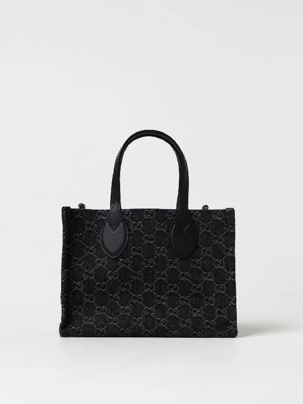 Women Gucci crossbody bags with a woven leather strapGucci Tote Bags Woman Black Woman