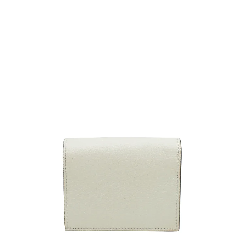 Gucci handbags for women with a back - zip pocketGucci Cream Zumi Chain Card Case