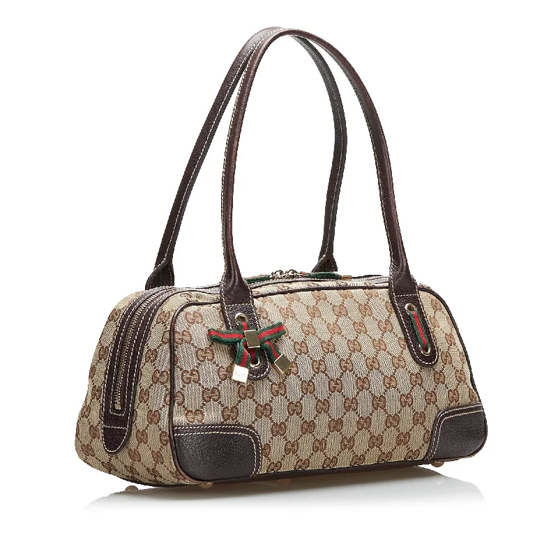 Gucci backpacks for women with a sleek silhouetteGucci GG Canvas Princy Shoulder Bag (SHG-e5qvjf)