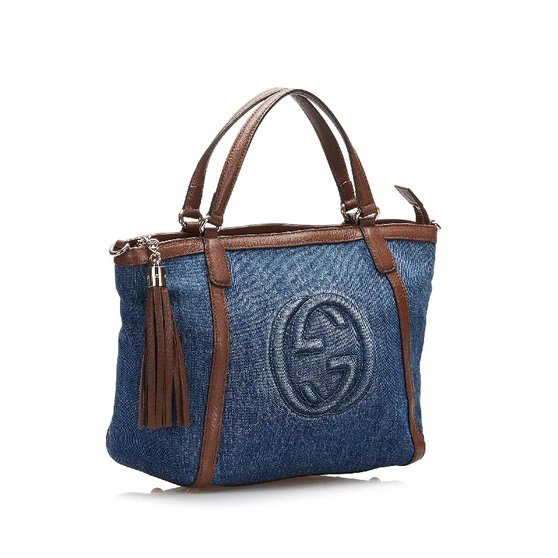 Gucci backpacks for women with a padded laptop compartmentGucci Soho Cellarius Satchel (SHG-ROjYdo)