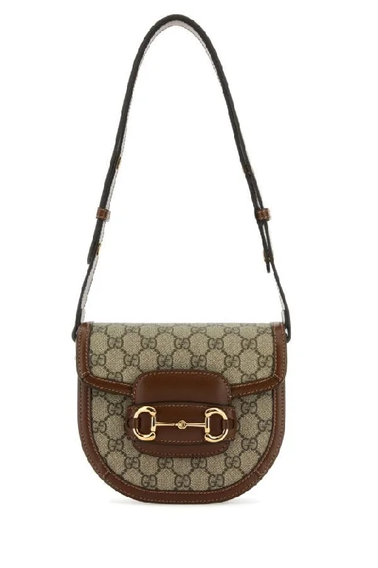 Gucci Dionysus bags for women with tiger - head claspsGucci Woman Gg Supreme Fabric And Leather Gucci Horsebit 1955 Shoulder Bag