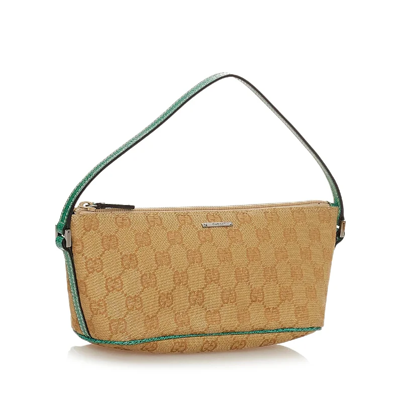 Gucci Dionysus bags for women with tiger - head claspsGucci GG Canvas Boat Baguette (27207)