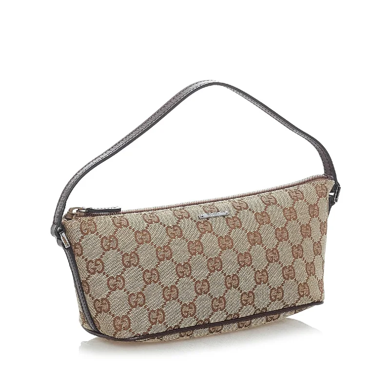 Ladies Gucci Dionysus bags with a detachable shoulder strapGucci GG Canvas Boat Baguette (32689)