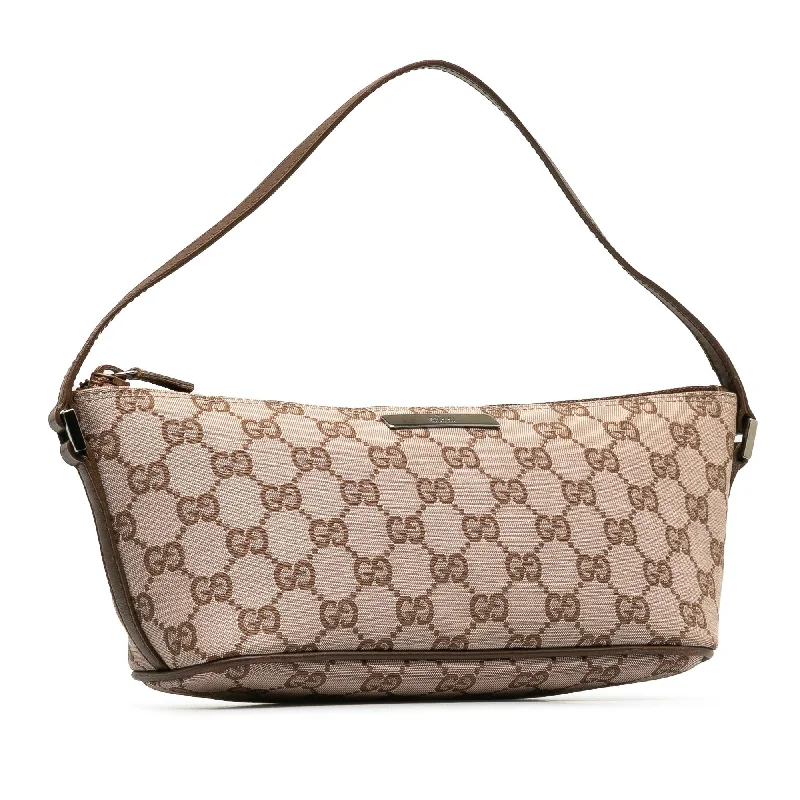 Ladies Gucci shoulder bags with a single - handle designGucci GG Canvas Boat (j896jl)