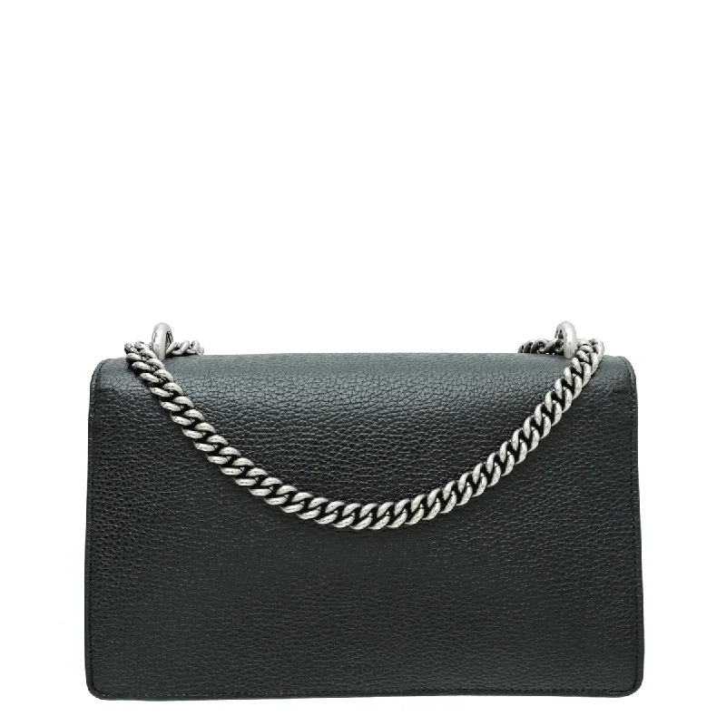 Women Gucci bags with a chain - link trim and a leather bodyGucci Black Dionysus Small Bag