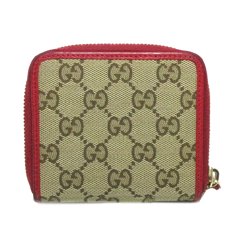 Women Gucci crossbody bags with a printed floral patternGucci GG Canvas Bi-Fold Small Wallet (7VVIZS)