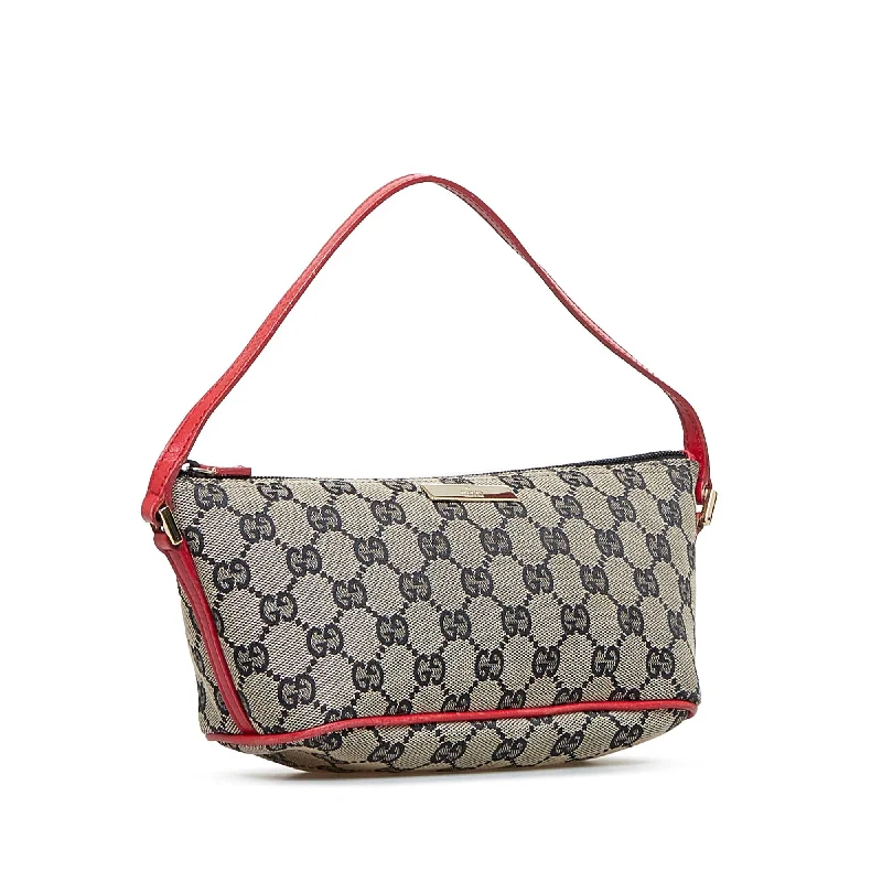 Gucci handbags for women with a back - zip pocketGucci GG Canvas Boat (8BH6CG)