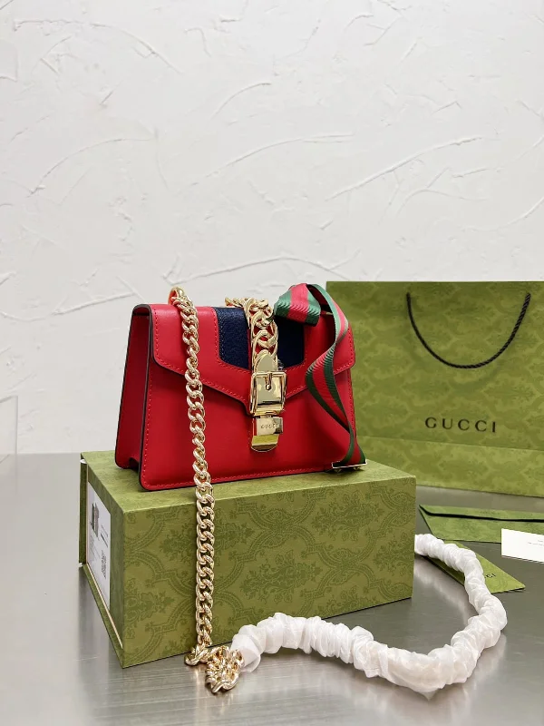 Women Gucci backpacks with a luxurious leather finishGucci Sylvia  Handbag