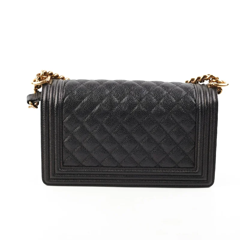 Chanel Limited Edition Handbag for CollectorsChanel Old Medium Caviar Boy Black 20 Series