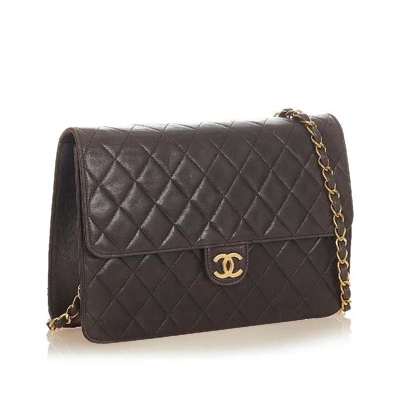 Chanel Luxury Handbag for High - End EventsChanel Old Medium Lambskin CC Single Flap bag (i39eOm)