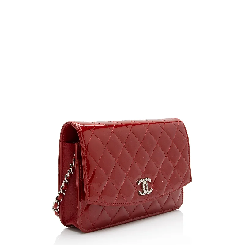 Chanel New Arrival Handbag with Gold HardwareChanel Patent Leather Classic Wallet on Chain Bag (23342)