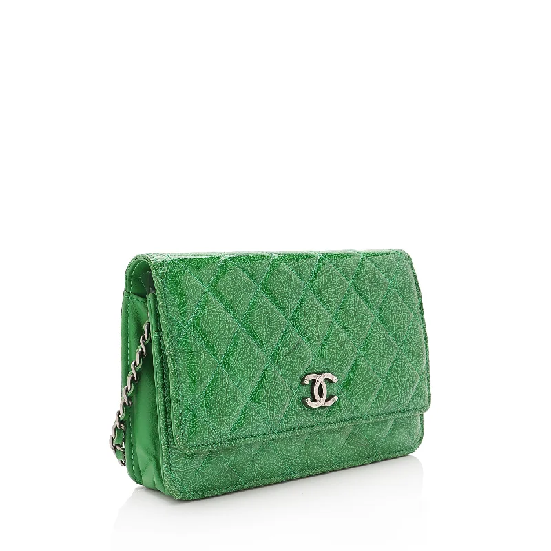 Chanel Limited Edition Handbag for CollectorsChanel Patent Leather Classic Wallet on Chain Bag (p54zjG)