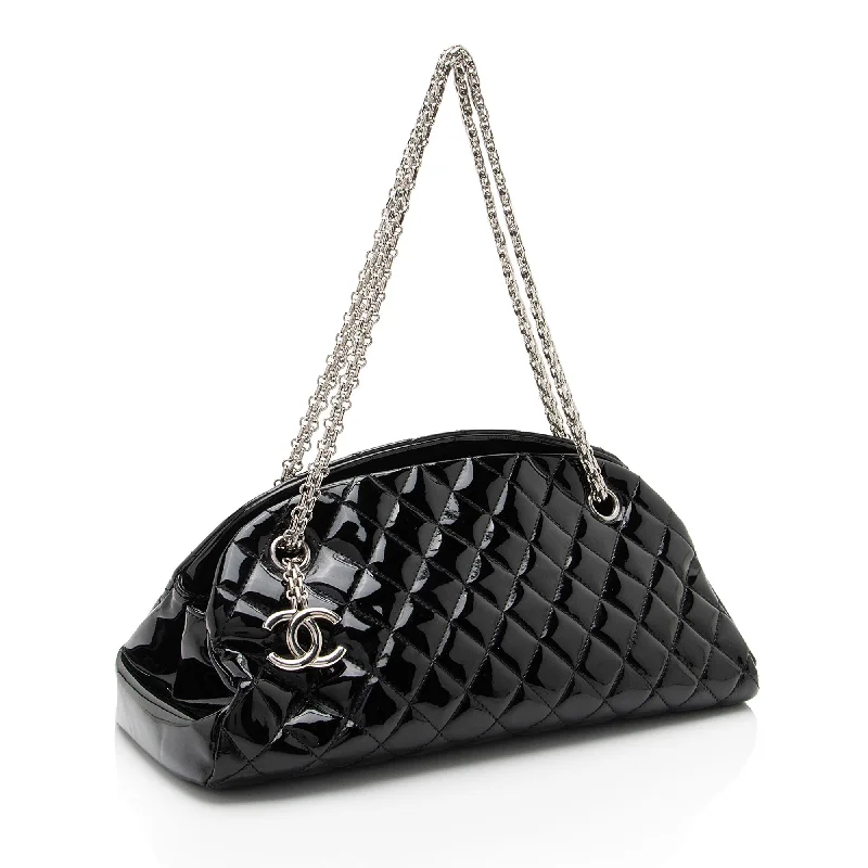 Chanel Quilted Leather Shoulder Bag for FashionistasChanel Patent Leather Just Mademoiselle Bowler Bag (HYGAdd)