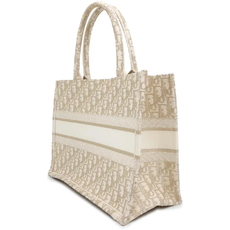 Fashion - forward Christian Dior tote bags for the modern womanDior Book tote White M1296ZTQR_M981 Canvas Size Medium