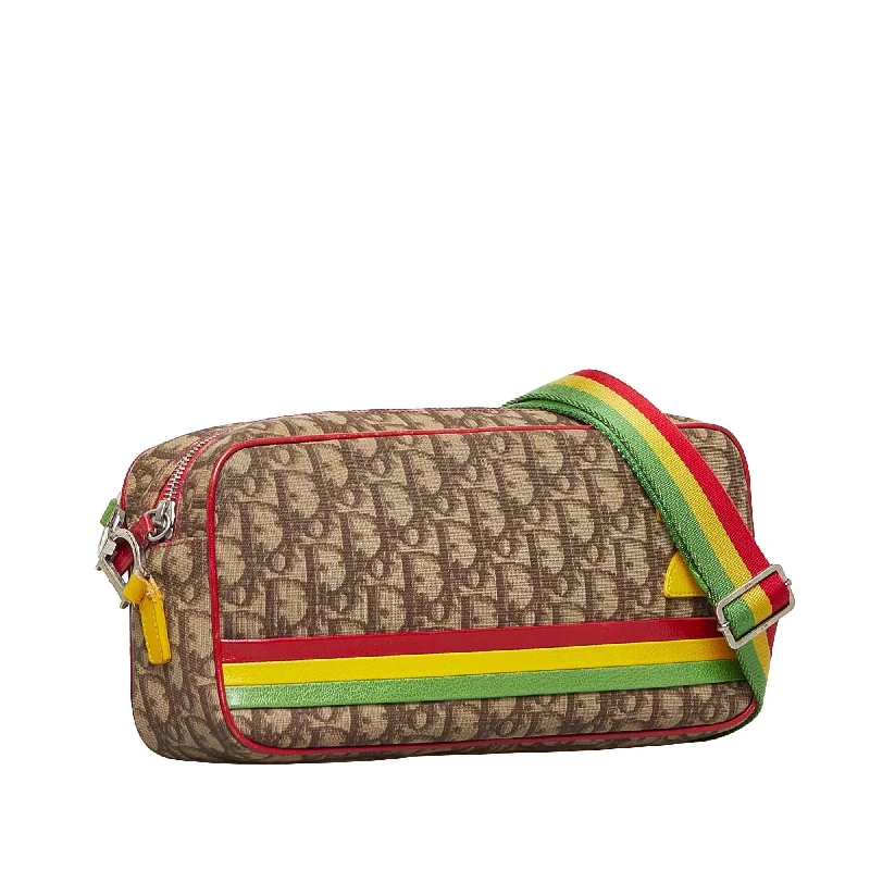 Christian Dior bags with a zip - top closure and multiple compartmentsDior Diorissimo Rasta Crossbody (FBAeik)