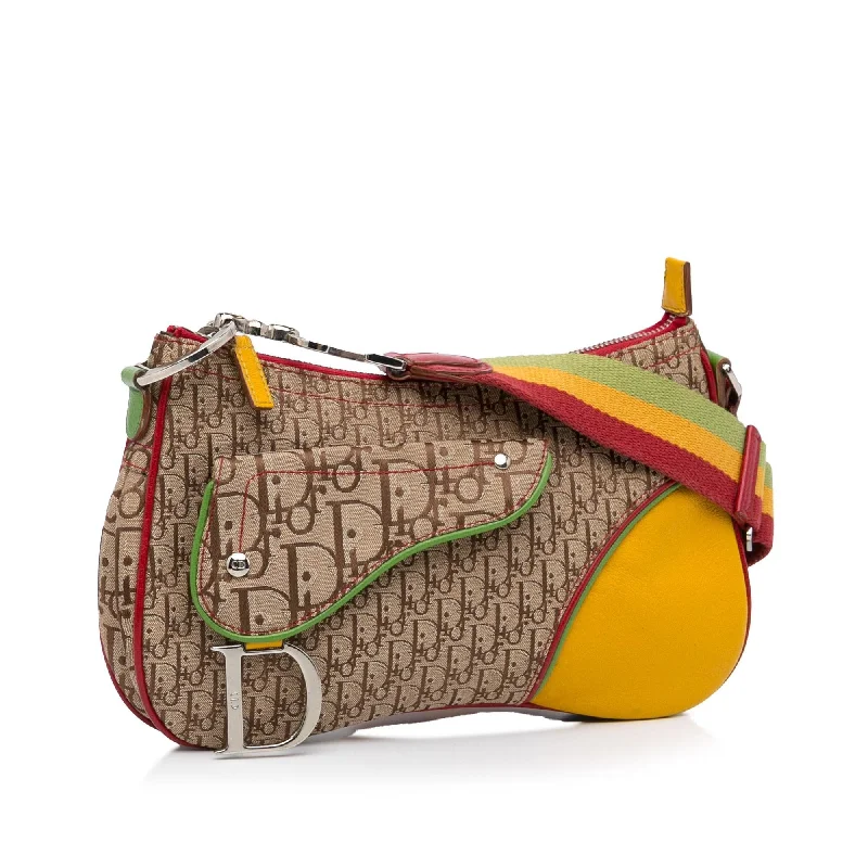 Fashion - forward Christian Dior tote bags for the modern womanDior Diorissimo Rasta Saddle Messenger (Ev3K3S)