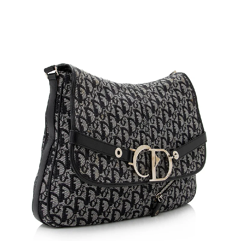 Christian Dior crossbody bags with a front - flap pocket for easy accessChristian Dior Diorissimo Trotter Messenger Bag