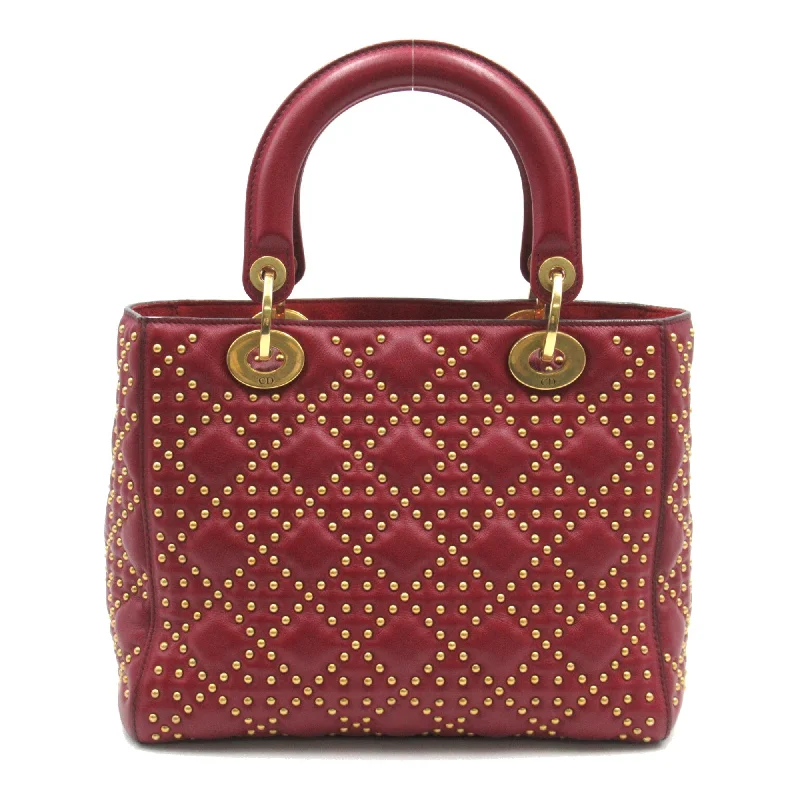 Fashion - forward Christian Dior tote bags for the modern womanDior Lady dior tote Bordeaux system leather