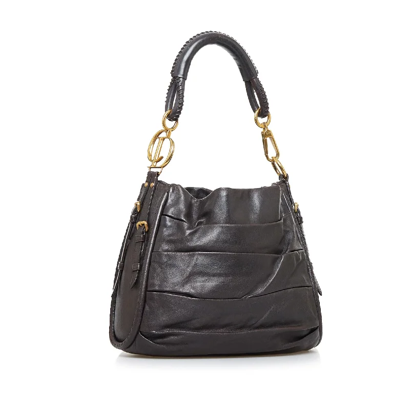 Christian Dior backpacks with a sleek, minimalist silhouetteDior Libertine Hobo Bag (Maay4L)