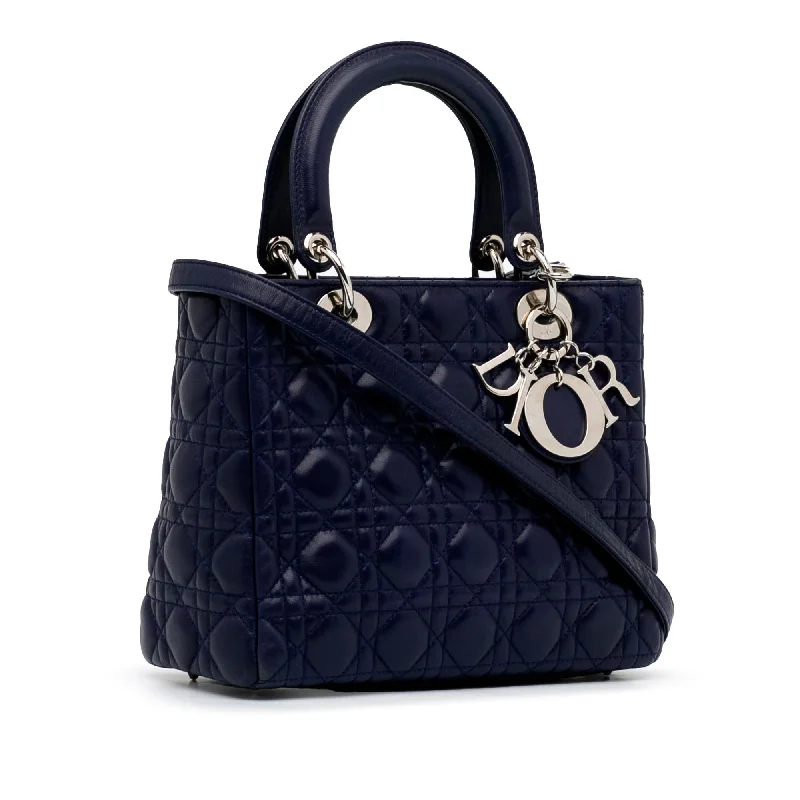 Contemporary Christian Dior handbags with a unique shapeDior Medium Cannage Lady Dior (di83Ib)