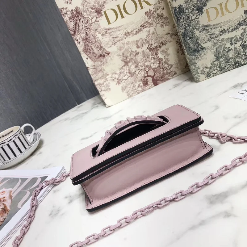 Trendsetting Christian Dior crossbody bags with a colorful strapDior Mini J'Adior Bag In Pink Ultra Matte Calfskin