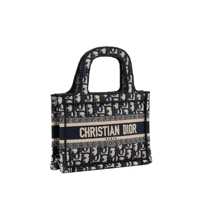 Christian Dior bags with a detachable coin purse insideDior Mini Oblique Book Tote (YeuBpR)