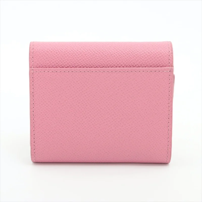 Contemporary Christian Dior handbags with a unique shapeDior Montaigne Leather Wallet Pink