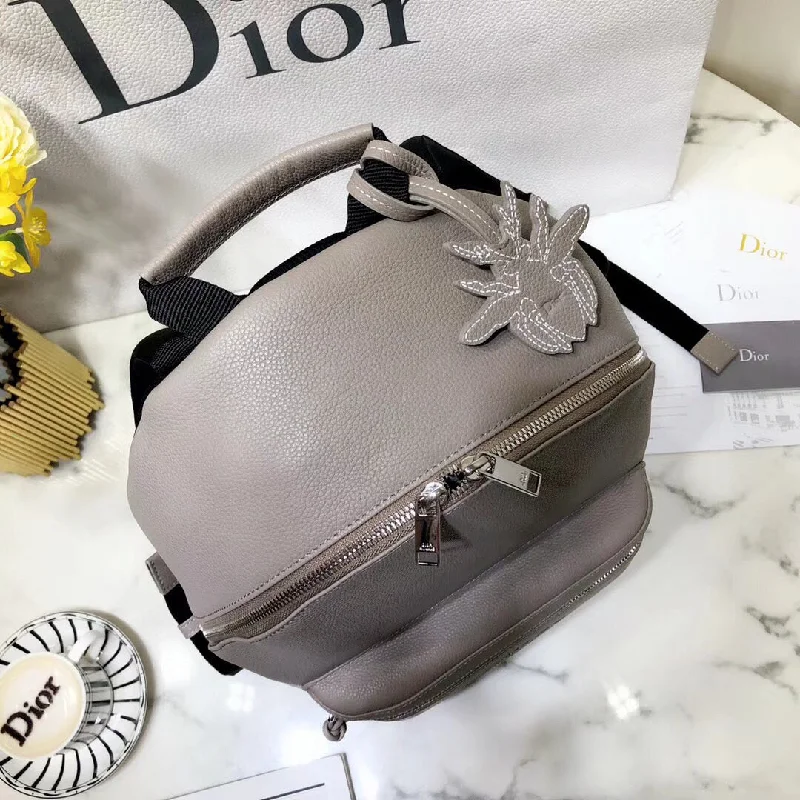 Christian Dior bags with a detachable coin purse insideDior Rider Rucksack Backpack In Beige Calfskin