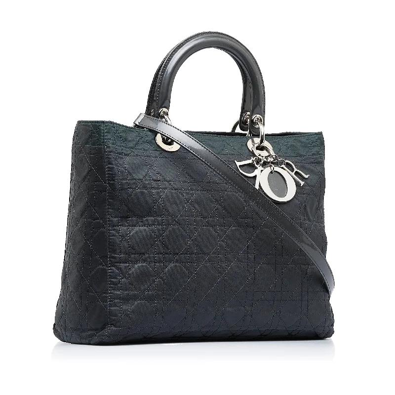 Christian Dior bags with a side - pocket for holding a water bottleDIORCannage Lady  Satchel