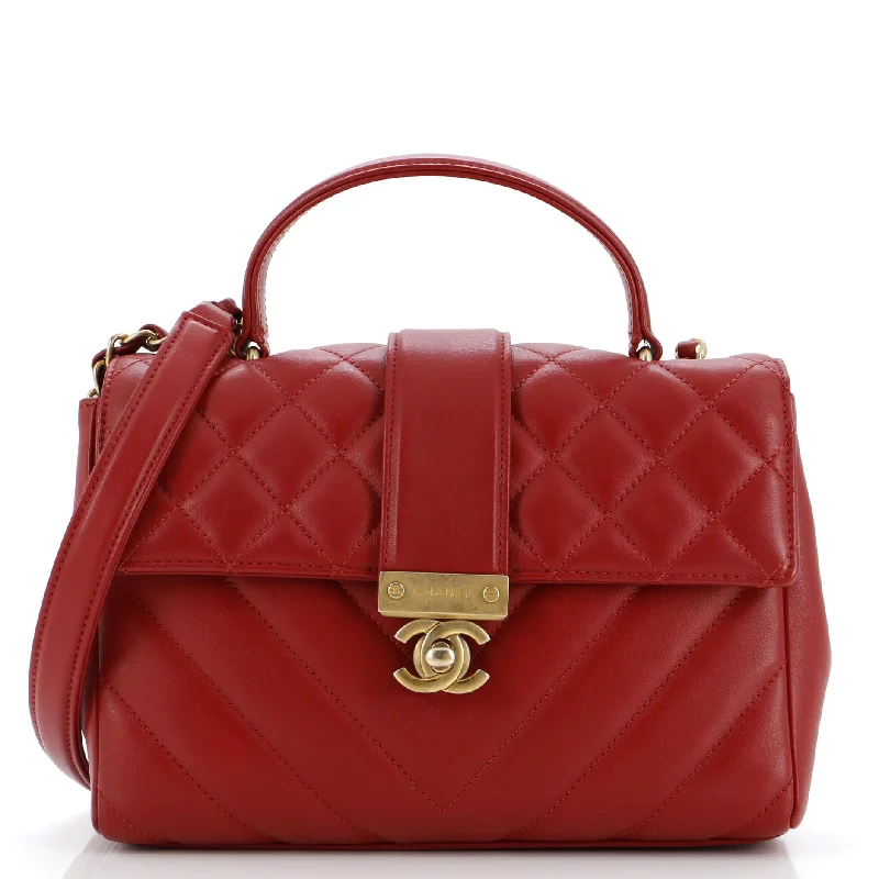 High - fashion Christian Dior bags with a geometric patternIn The City Top Handle Flap Bag Mixed Quilt Calfskin Medium