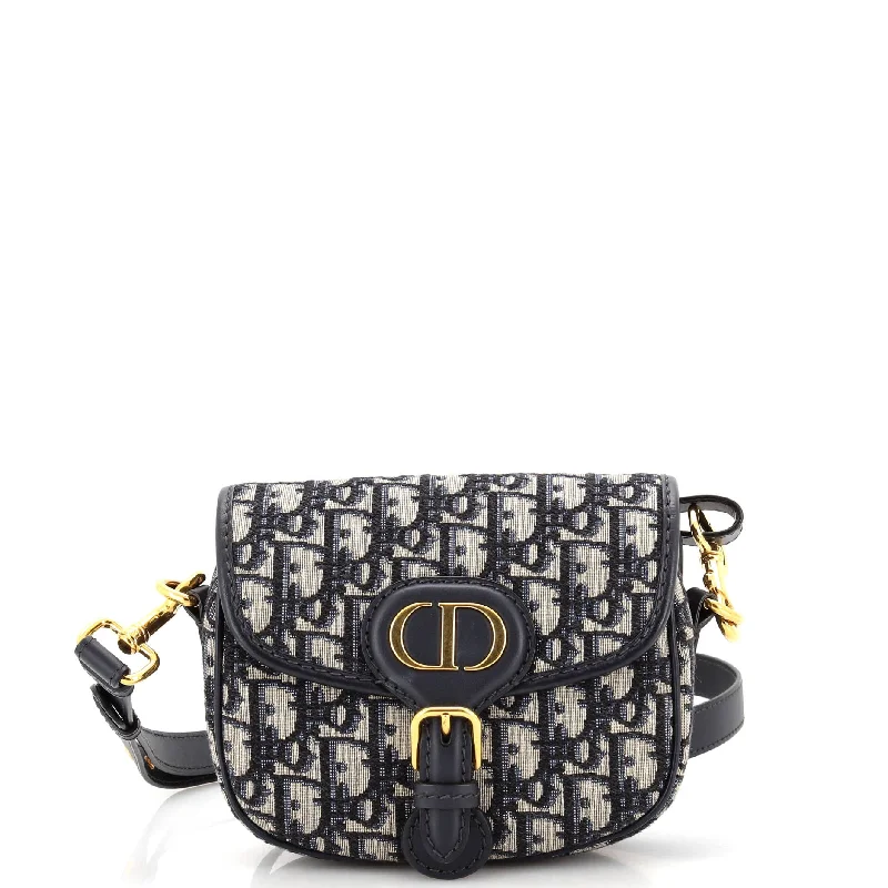 Christian Dior bags with a quilted pattern and gold - toned hardwareBobby Flap Bag Oblique Canvas Small