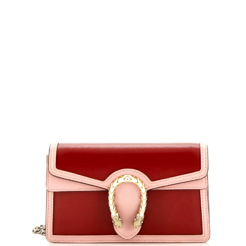 Stylish Christian Dior shoulder bags with a tassel - adorned zipperDionysus Bag Leather Super Mini